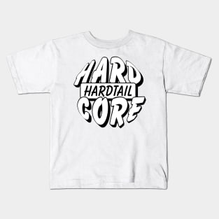 Hardcore Hardtail Logo White Kids T-Shirt